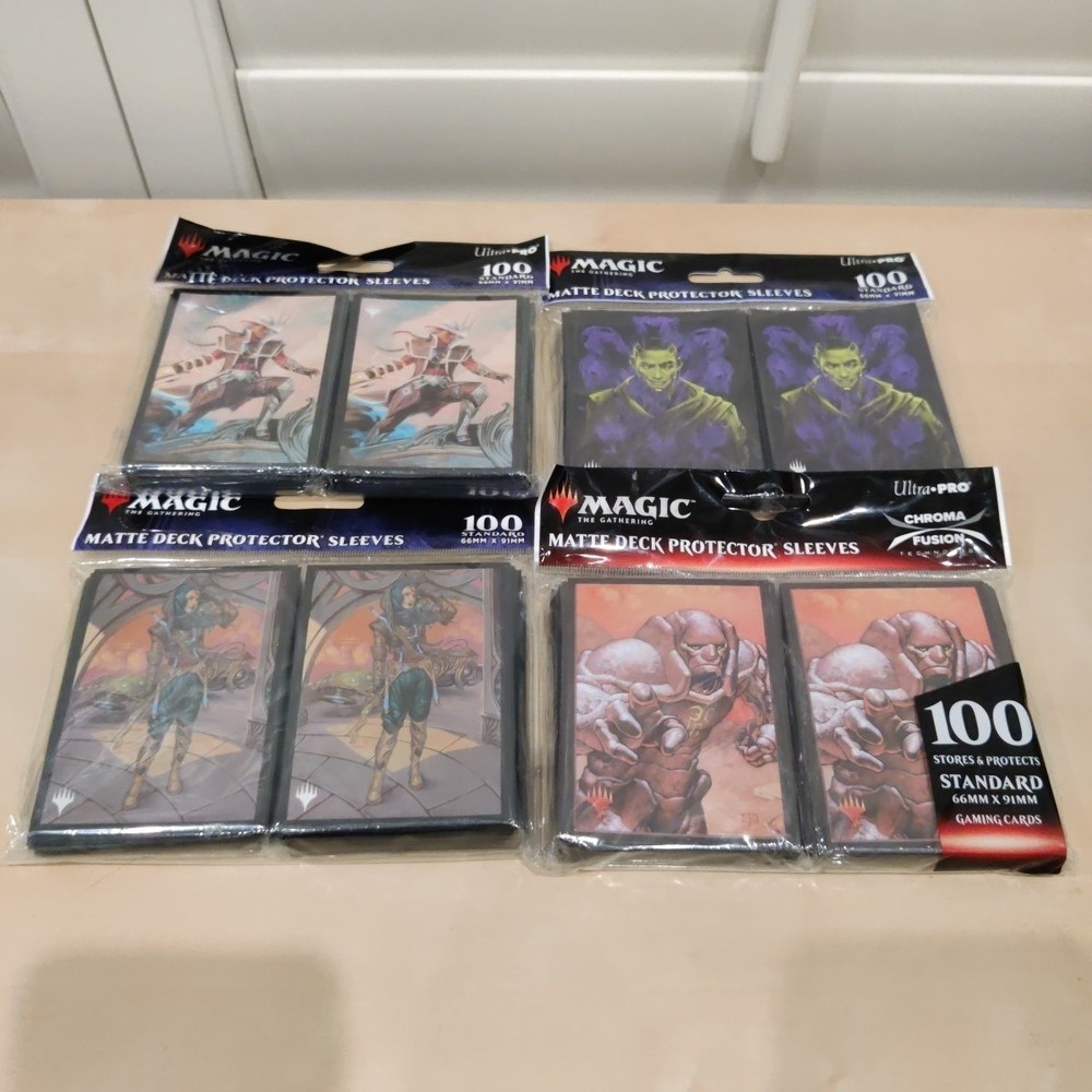 Ultra Pro Magic The Gathering Deck Protector 100Ct‎ Ea. Standard Size - (4-pack)